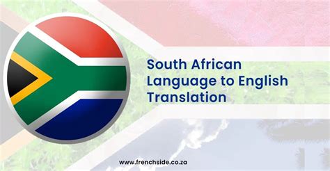 South Africa's official languages