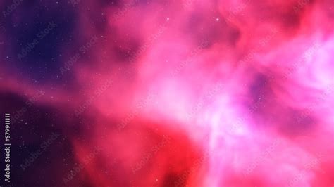 red-violet nebula in outer space, horsehead nebula, unusual colorful ...