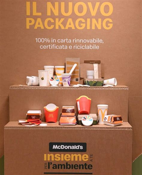 Mcdonald S La Sostenibilit Da Roma Col Packaging Riciclabile