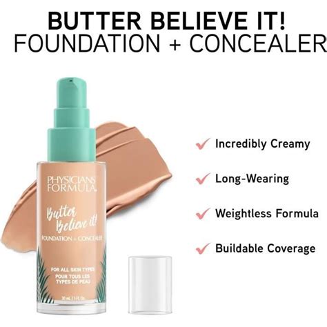 Beurre Murumuru Believe It Foundation Concealer Fond De Teint Et