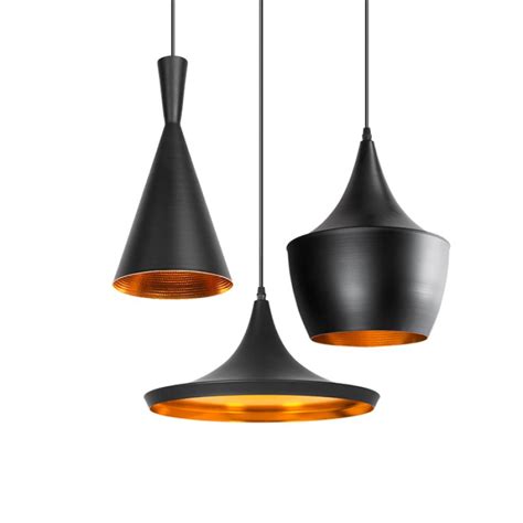 Conjunto X Lumin Rias Pendentes Tom Dixon Kit Trio Preto