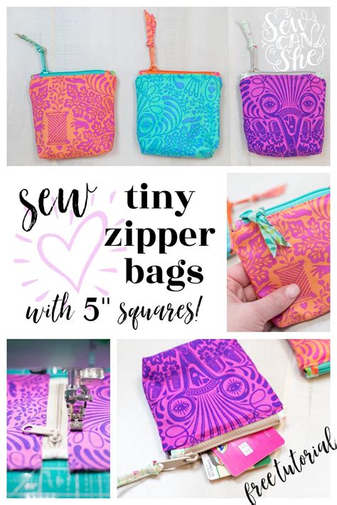 35+ Small Zipper Pouch Sewing Pattern - KalifaPaulie