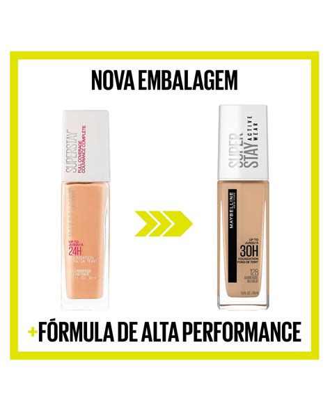 Riachuelo Base Longa Dura O Superstay Active Wear Ml Warm Nude Maybelline