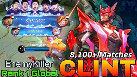 2x SAVAGE Clint Insane 8 100 Matches Top 1 Global Clint By