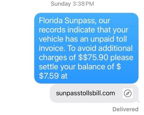 Florida Sunpass Toll Scam Texts Being Sent What To Do