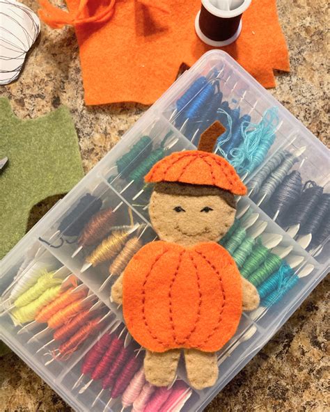 Felt Doll Pumpkin Costume Pattern Life On Knoll 22