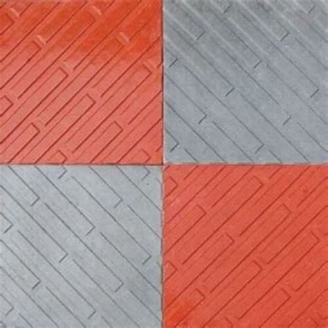 Concrete Chequered Floor Tile Size 0 8x0 8 Feet 250x250 Mm At Rs 9