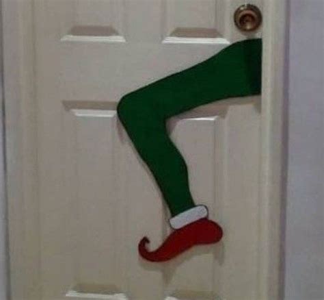 Creative Grinch Christmas Door Decoration