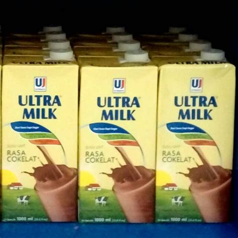 Jual Susu UHT DIAMOND 1 Liter ULTRA 1000ml 1L Full Cream Coklat Low