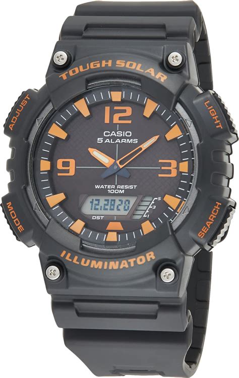 Casio Unisex Adults Digital Quartz Watch With Plastic Strap Ae Wh