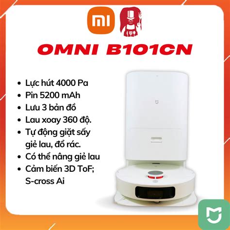 Robot hút bụi lau nhà nhà Xiaomi Mijia Omni B101CN | thiết bị thông ...