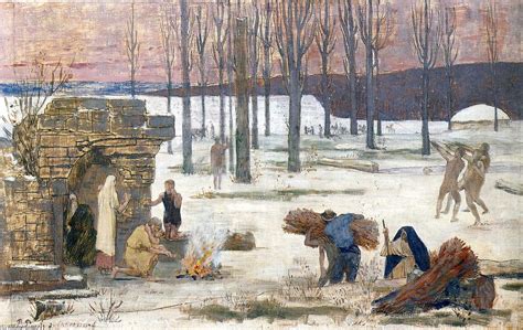 Art Reproductions Winter 1896 By Pierre Puvis De Chavannes 1824 1898