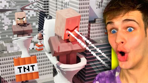 Extr Mn Minecraft Skibidi Toilet Bitva Youtube