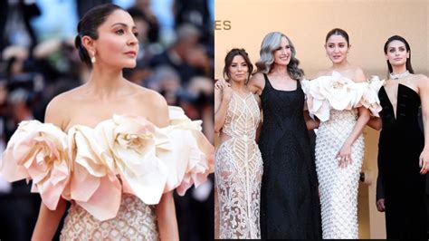 Cannes 2023 Anushka Sharma Takes Centre Stage In Off Shoulder Richard