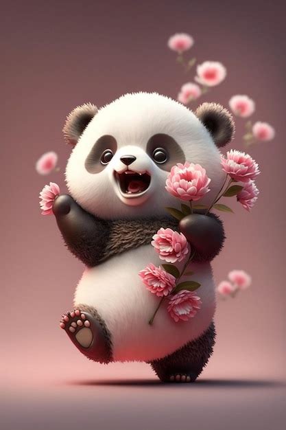 Premium Ai Image Panda Bear Wallpapers Generative Ai