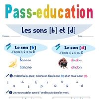 Confusion Entre Les Sons B Et D Cp Ce Exercices De