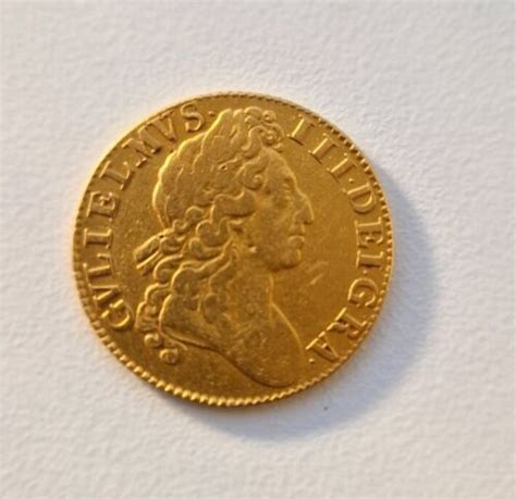 1701 Britain England William Iii Gold Guinea Coin Ebay