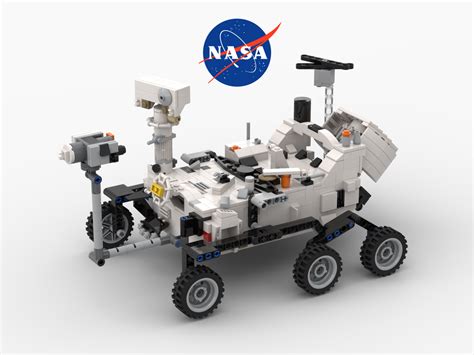 Lego Moc Perseverance Mars Rover And Ingenuity Helicopter Nasa By Ycbricks Rebrickable Build