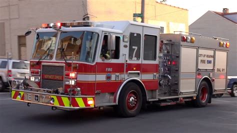 Reading Fire Department Engine 7 Responding Youtube