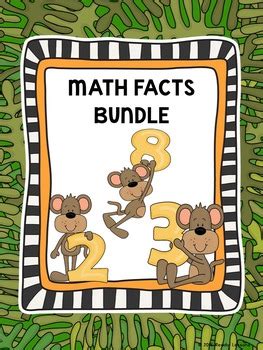 Practice Math Fact Fluency Timed Test Worksheets Add Subtract Multiply