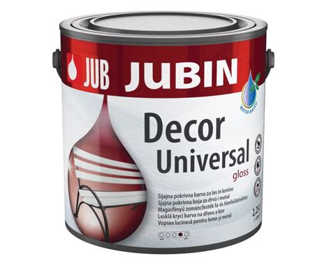 Debeloslojni Premaz Jub Jubin Decor Universal Beli L Merkur Si