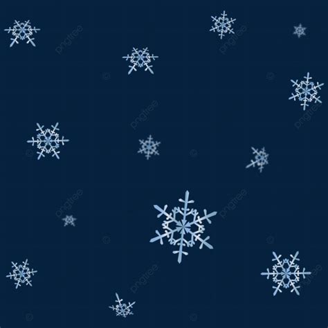 Multiple Snowflake Falling On Transparent Background Snowflake Snow