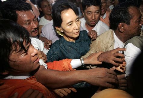 Myanmars Democracy Icon Aung San Suu Kyi Is Released From House Arrest