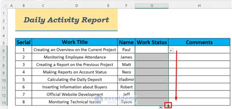 How To Make Daily Activity Report In Excel 5 Easy Examples