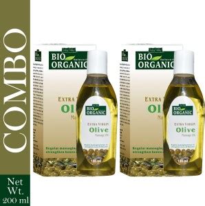 Indus Valley Bio Organic Extra Virgin Olive Massage Oil Twin Pack