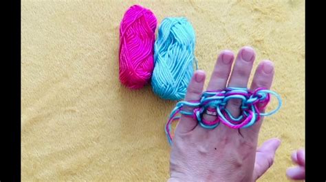 Learn How To Finger Knit Youtube