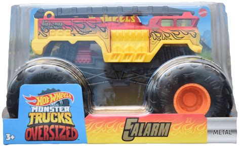Buy Hot WheelsMonster Trucks Alarm Scale Oversized Yellow Red Online At DesertcartINDIA