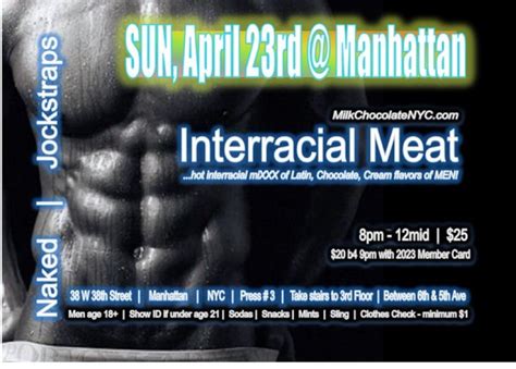 Sunday April Rd Nyc Gay Play Party Interracial Meat In Midtown Pm Midnight