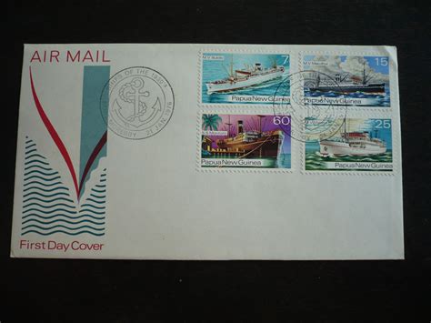 Postal History Papua New Guinea Scott 425 428 First Day Cover