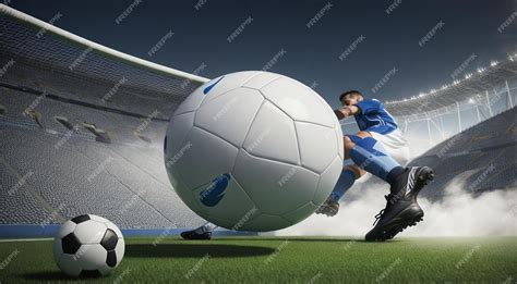 Premium Photo | Full hd sports wallpaper sports banner soccer ball on ...