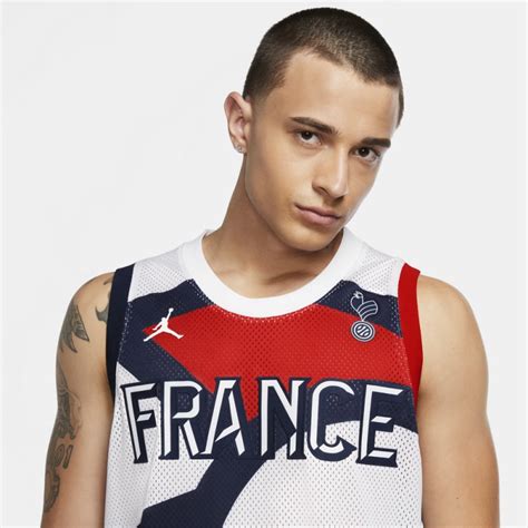 France Jordan Jumpman Jersey Basket Country