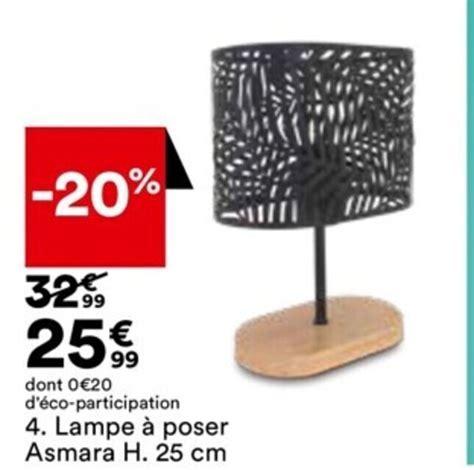 Promo Lampe à Poser Asmara H 25 cm chez BUT