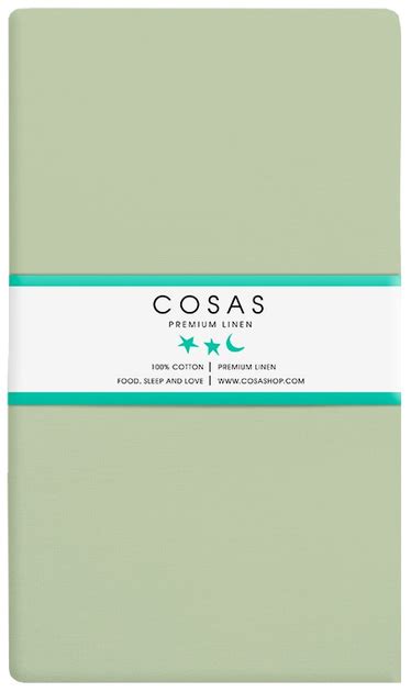 Простынь на резинке Cosas 160х200 + 20 см Olive (4822052063606) – фото ...