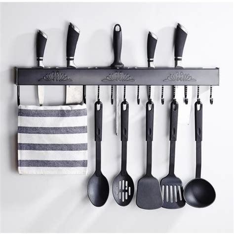 Deco4home Barre Murale Ustensiles De Cuisine Support Des Ustensiles