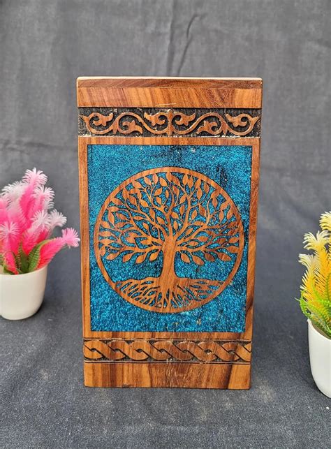 Amazon Rosewood Urn Box For Human Ashes Resin And Wooden Urn For