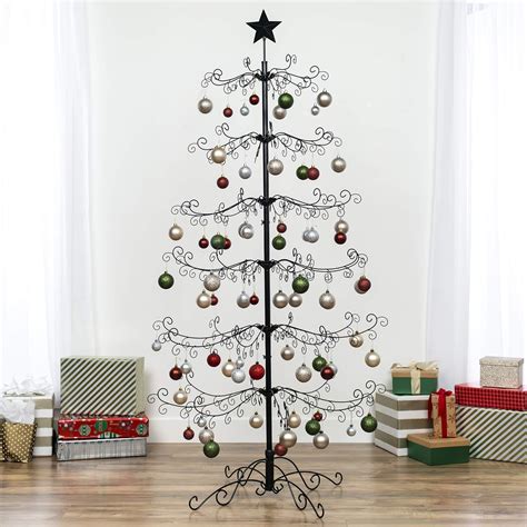 Stand Best Choice Products 6ft Wrought Iron Ornament Display Christmas