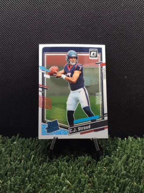 2023 PANINI DONRUSS Optic Football C J Stroud 244 Rated Rookie NFL ROY