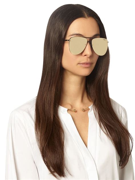 The Prince Aviator Sunglasses Le Specs Matchesfashion Us Sunglasses Aviator