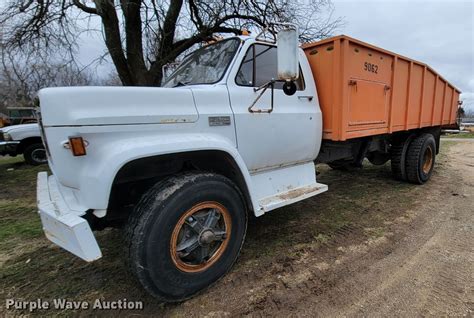 1979 Gmc 7000 Dump Truck In Moran Ks Item Hf9327 Sold Purple Wave