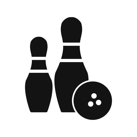 Bowling Icon Vector Illustration 421192 Vector Art at Vecteezy