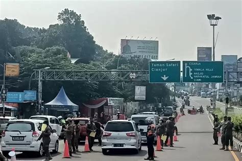 Urai Kepadatan Lalu Lintas Jalu Pencak Bogor Polisi Terapkan Skema One