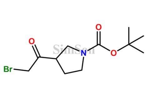 Tert Butyl 3 Bromoacetyl Pyrrolidine 1 Carboxylate CAS No 1225218