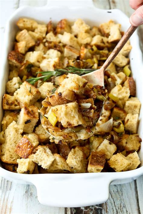 Easy Sourdough Stuffing Recipe Happy Healthy Mama