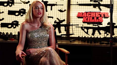 Amber Heards Official Machete Kills Interview Youtube