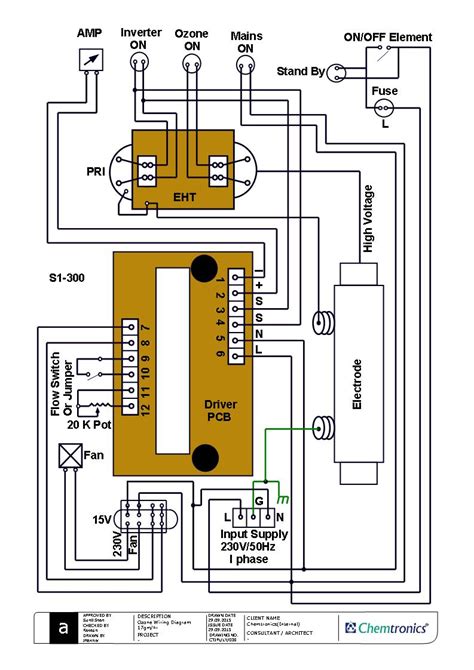 Iii Generation Ozone Generator Ozonics Wiring Diagram Mumbai India