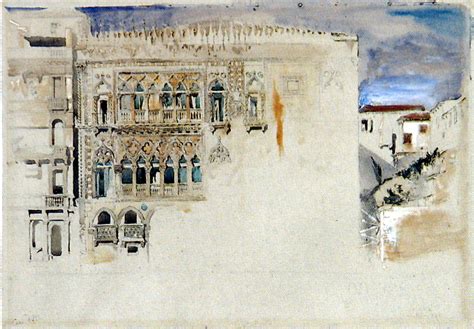 The Casa d Oro Venice - John Ruskin - WikiArt.org - encyclopedia of ...